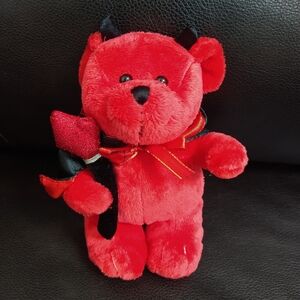 Atico Int. 6" Plush Devil Bear